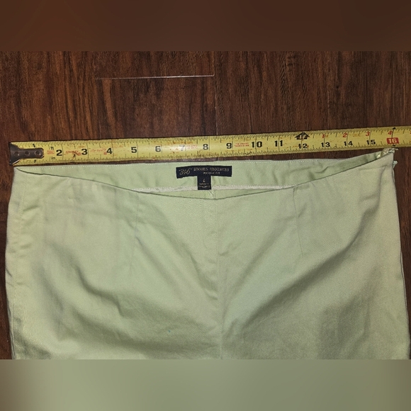 Brooks Brothers 346 Natalie Fit Light Green Pants Size 4 - Picture 4 of 10